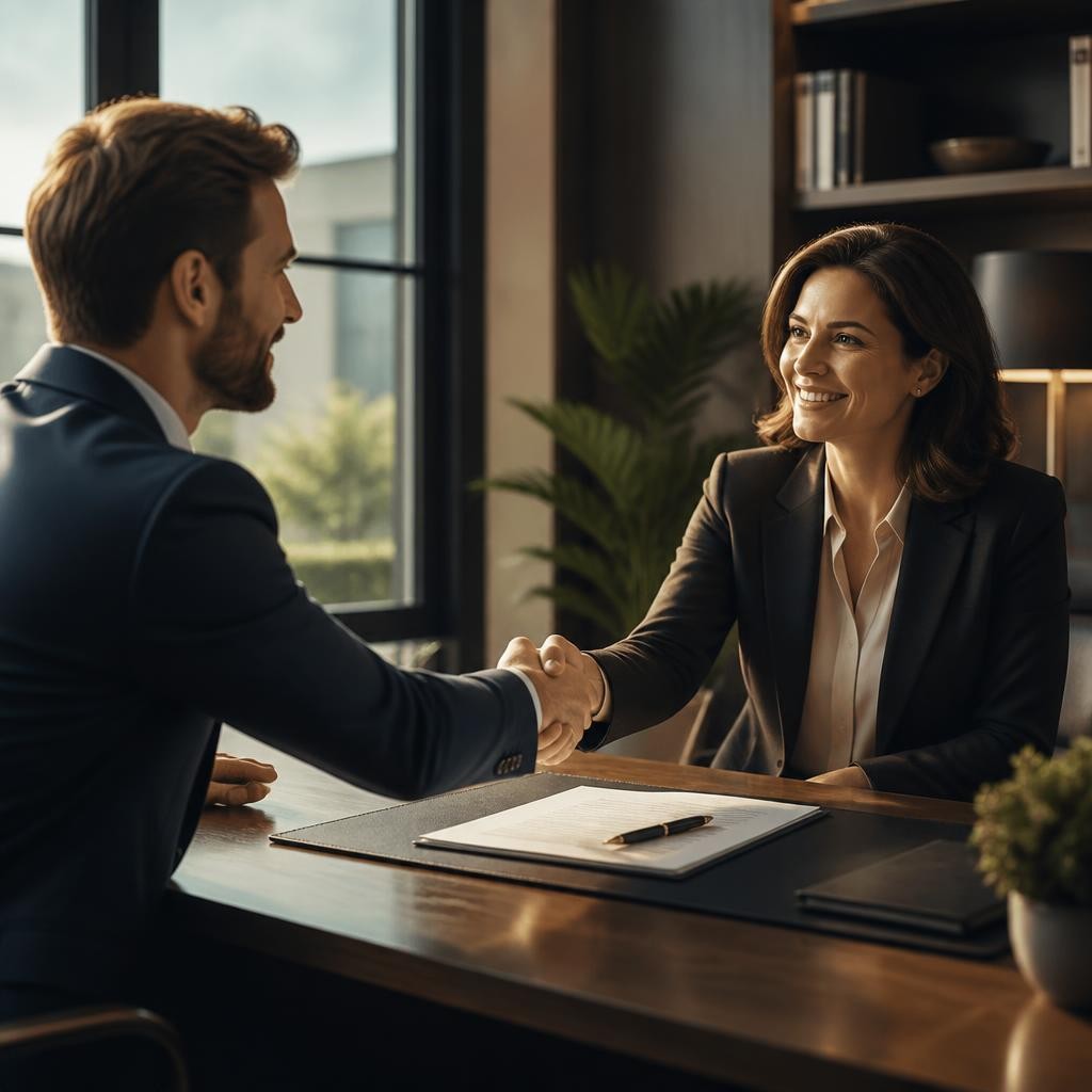 Illustration for the English word “contract”