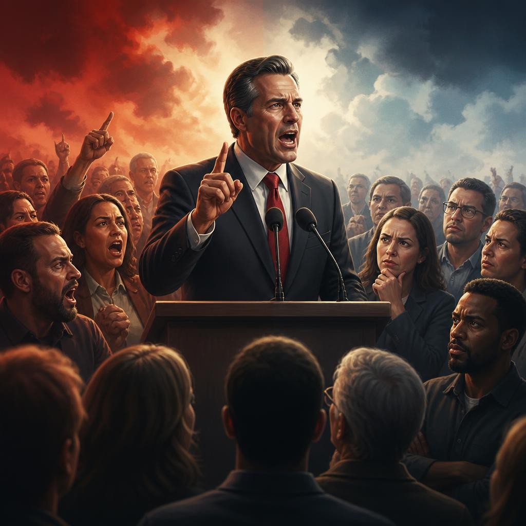 Illustration for the English word “controversial”