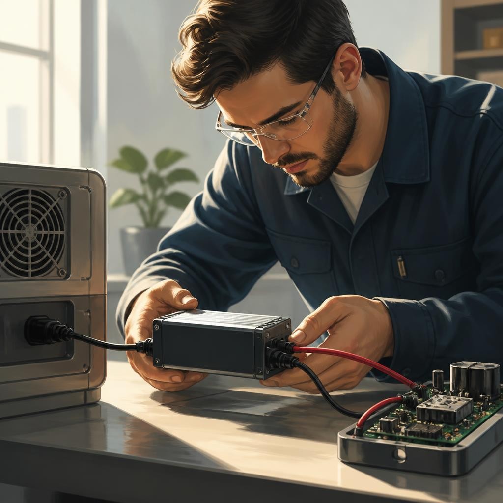 Illustration for the English word “converter”