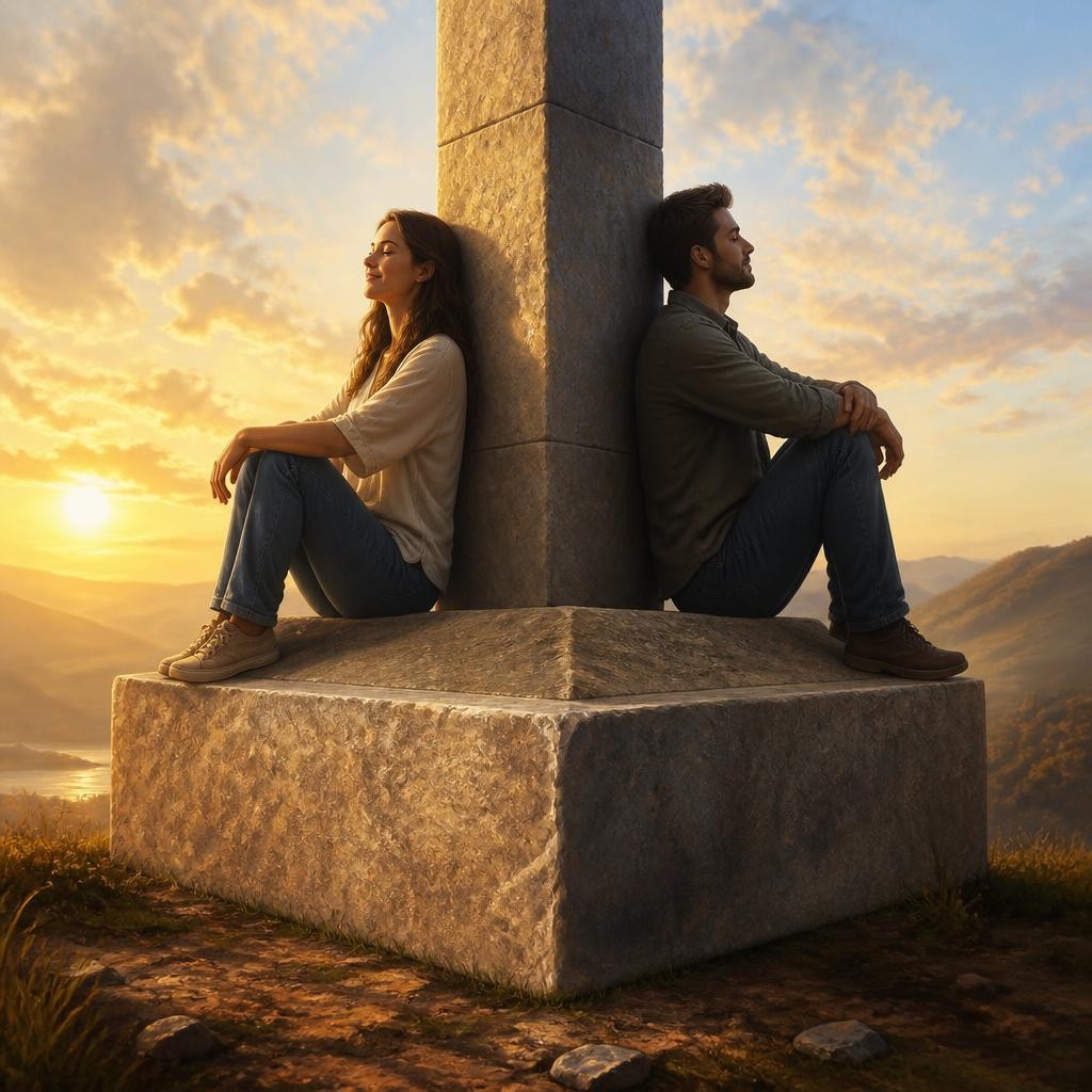 Illustration for the English word “cornerstone”