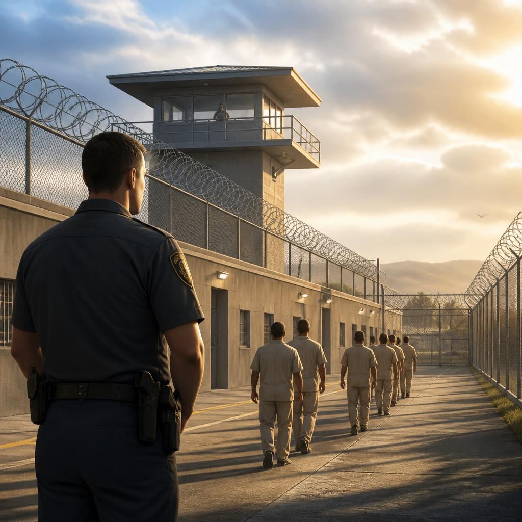 Illustration for the English word “correctional”