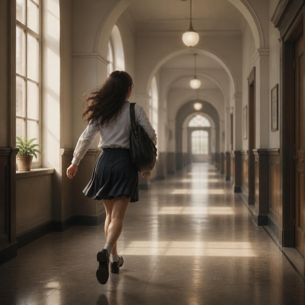 Illustration for the English word “corridor”