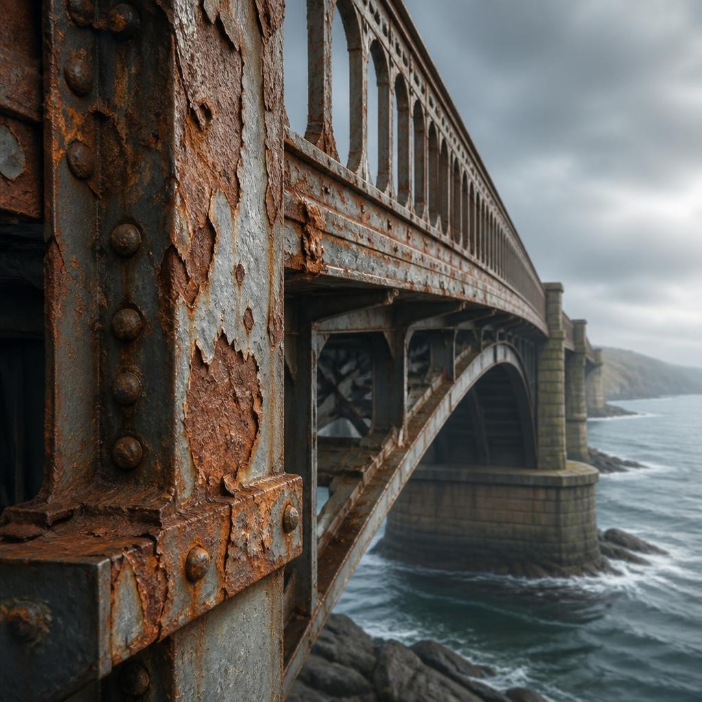 Illustration for the English word “corrosion”
