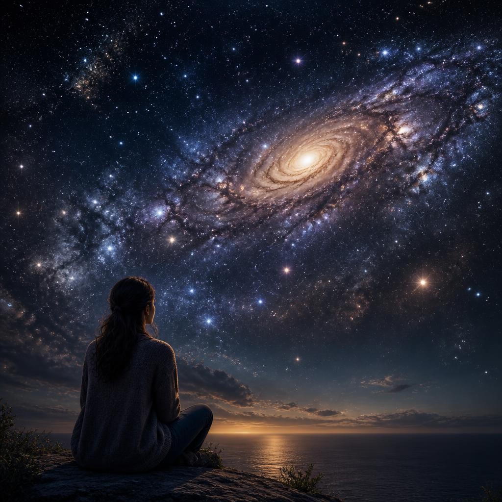 Illustration for the English word “cosmos”
