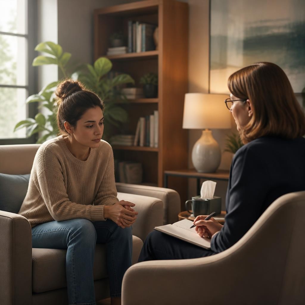 Illustration for the English word “counseling”