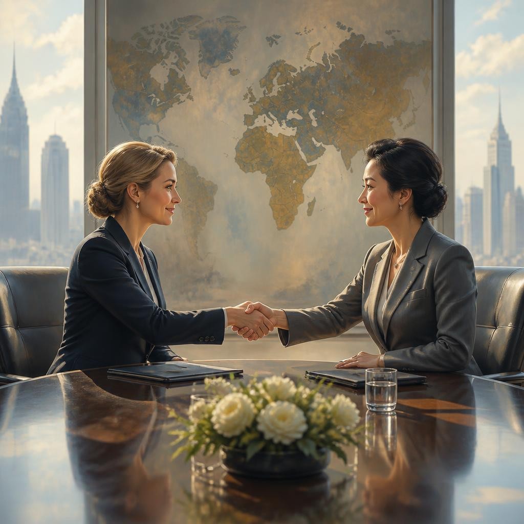 Illustration for the English word “counterpart”