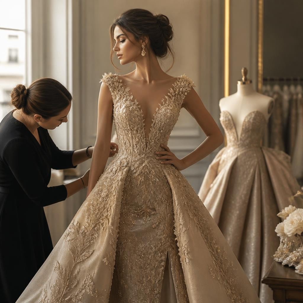 Illustration for the English word “couture”