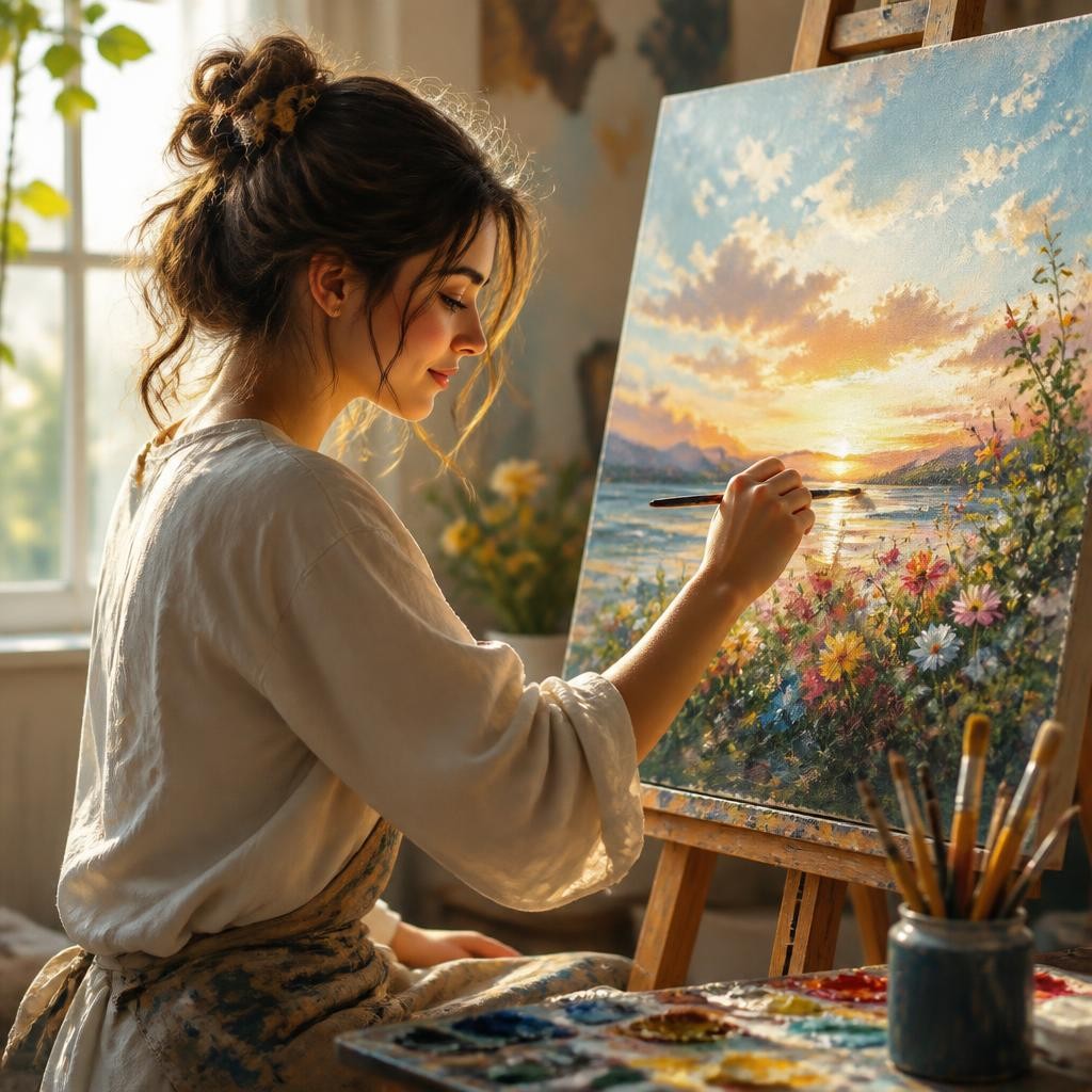 Illustration for the English word “create”