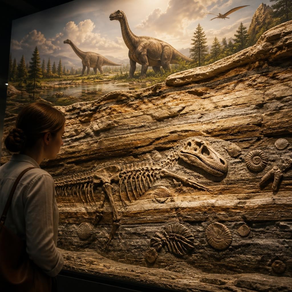 Illustration for the English word “cretaceous”
