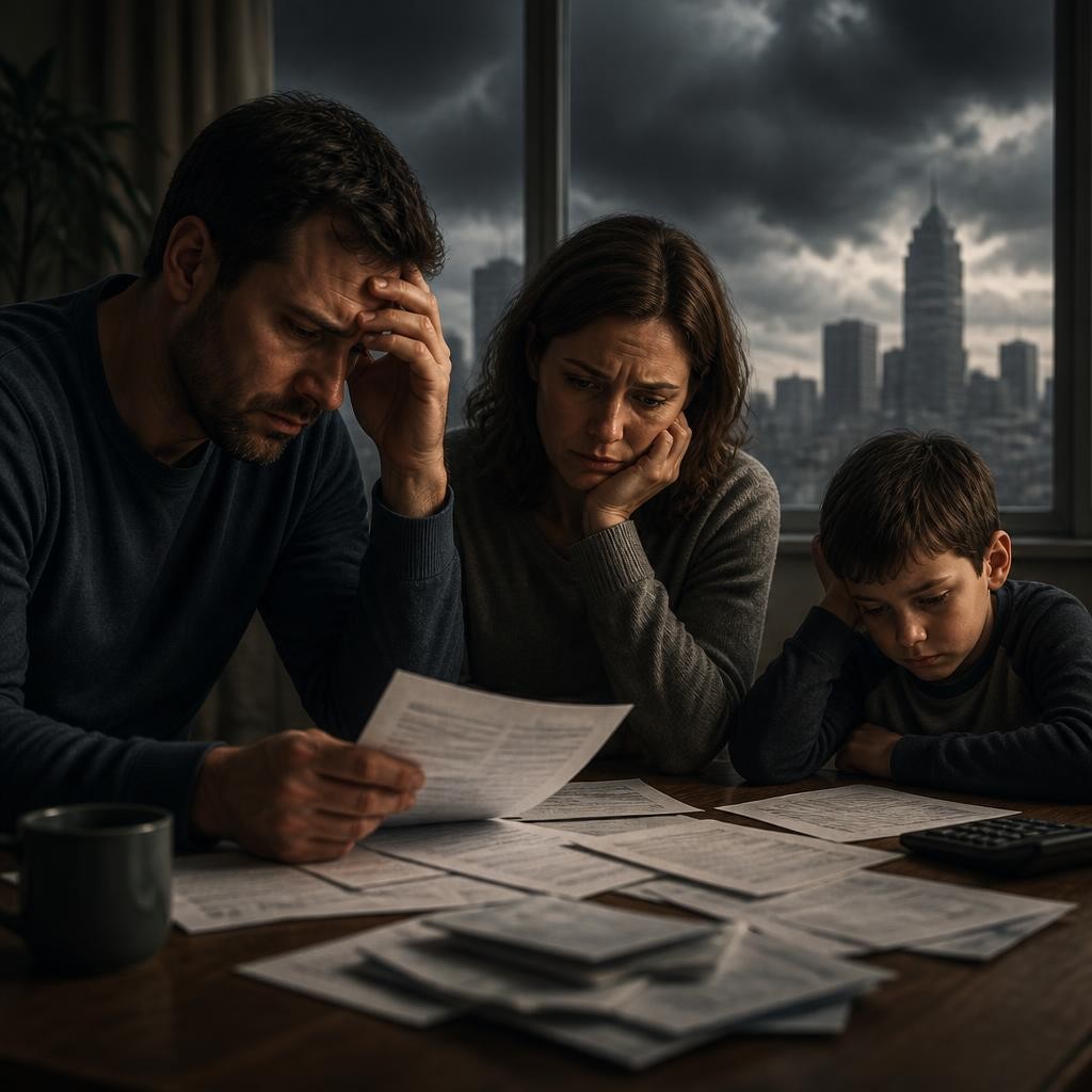 Illustration for the English word “crisis”