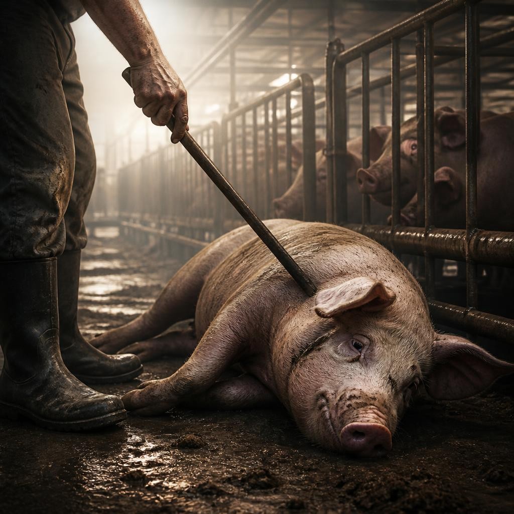 Illustration for the English word “cruelty”