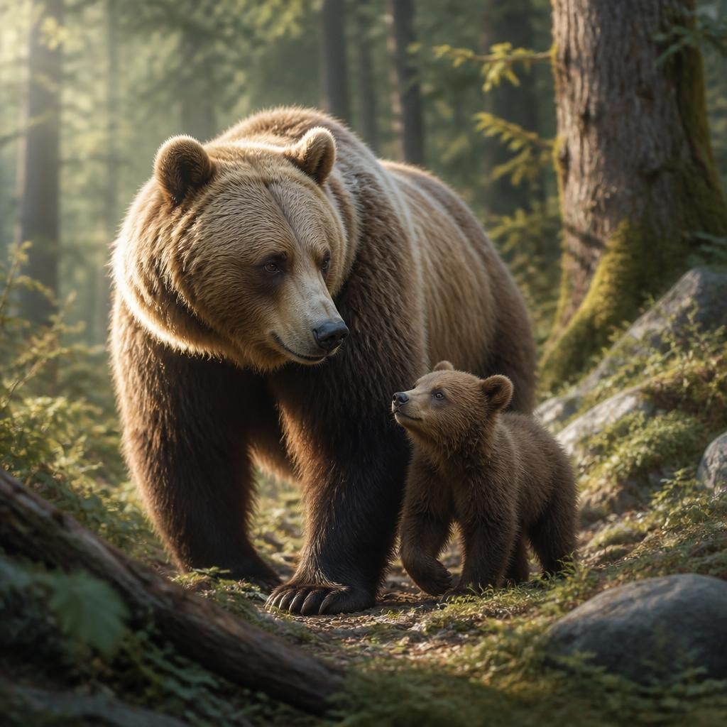 Illustration for the English word “cub”