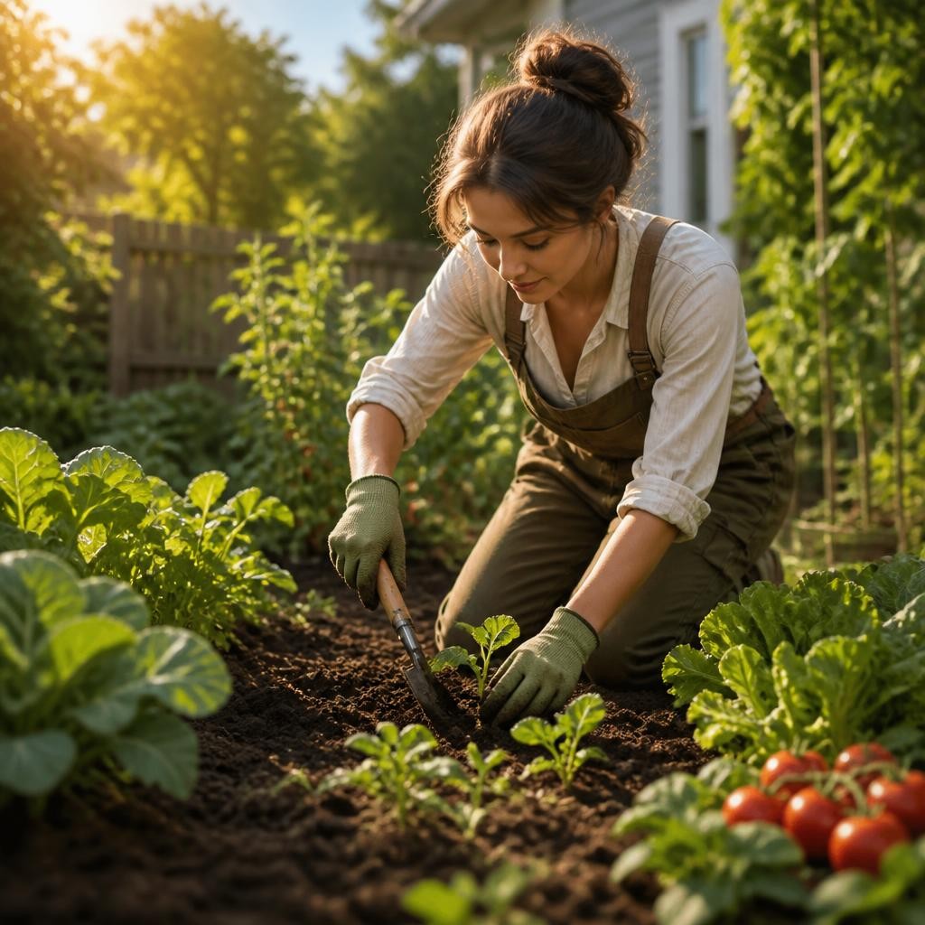 Illustration for the English word “cultivate”