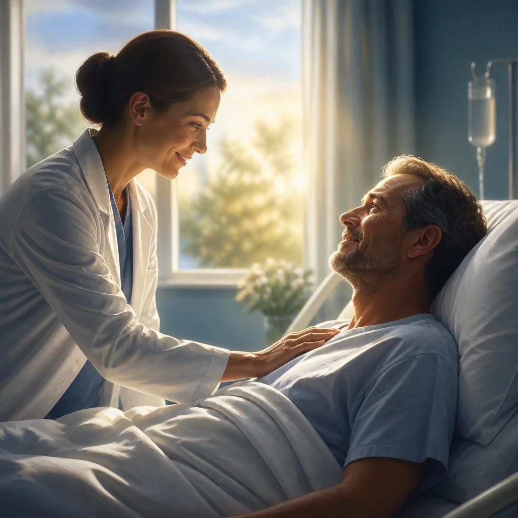 Illustration for the English word “cure”