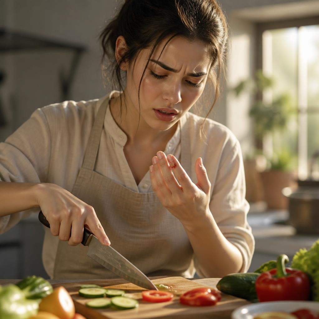 Illustration for the English word “cut”