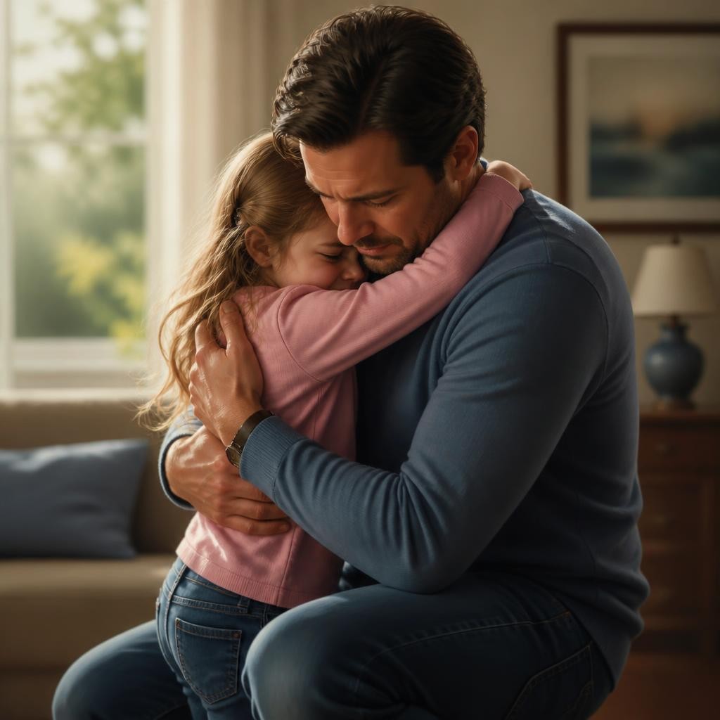 Illustration for the English word “daddy”
