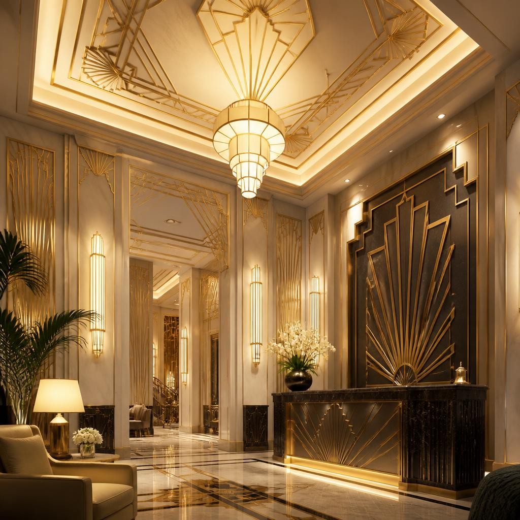Illustration for the English word “deco”