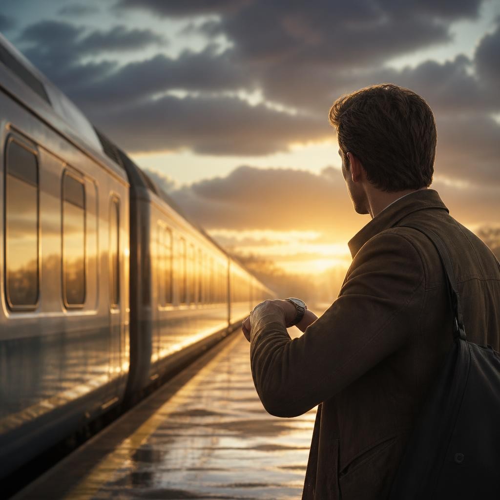 Illustration for the English word “delay”