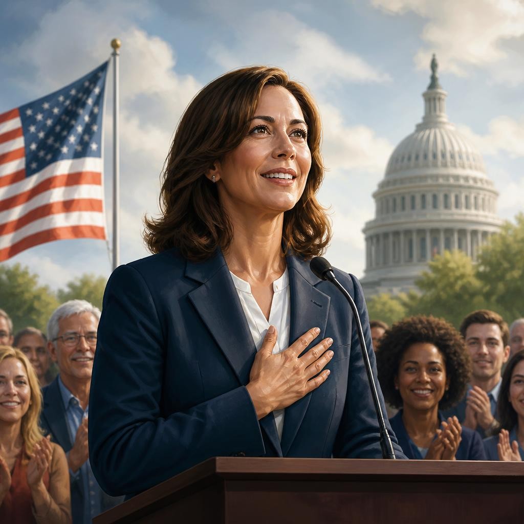 Illustration for the English word “democrat”