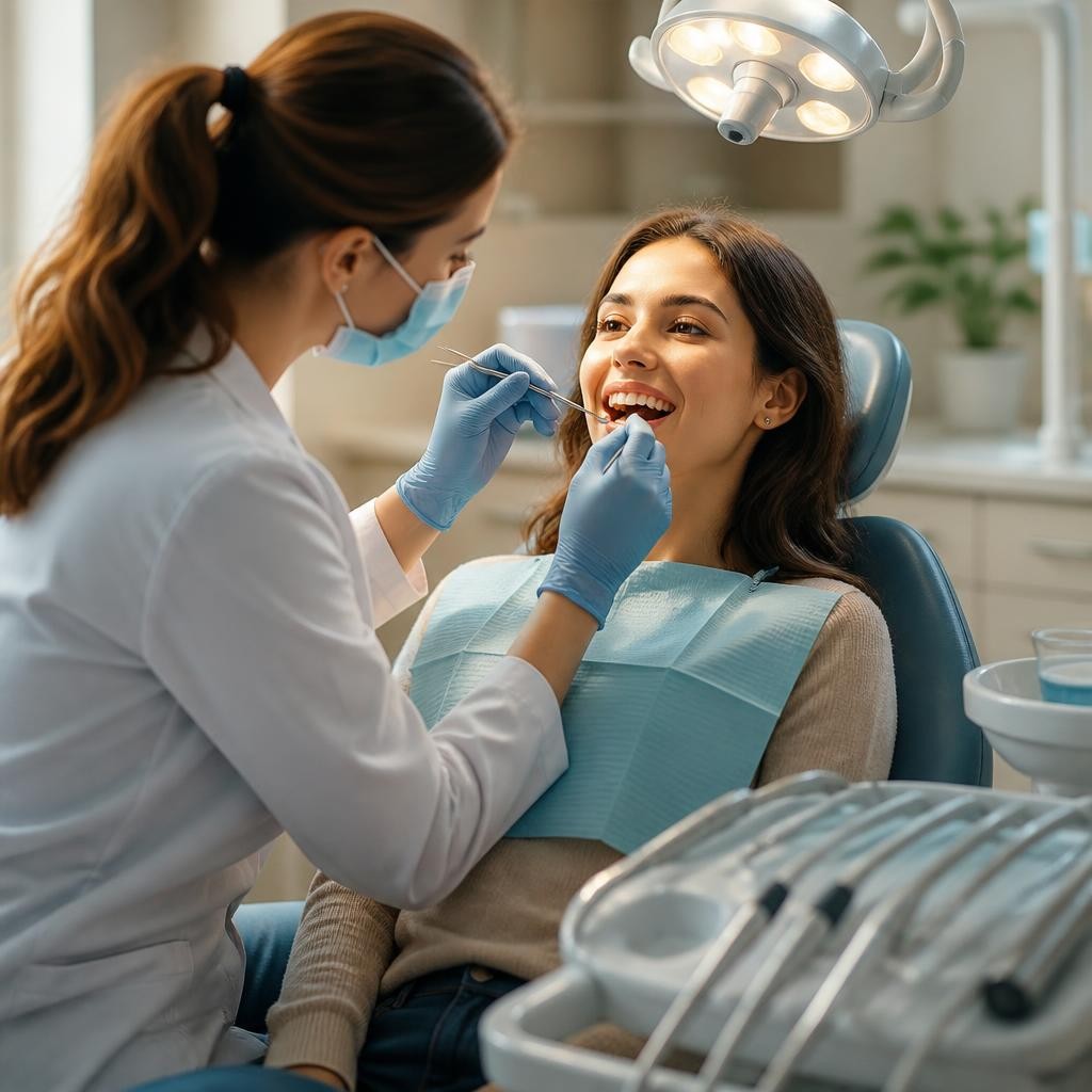Illustration for the English word “dental”