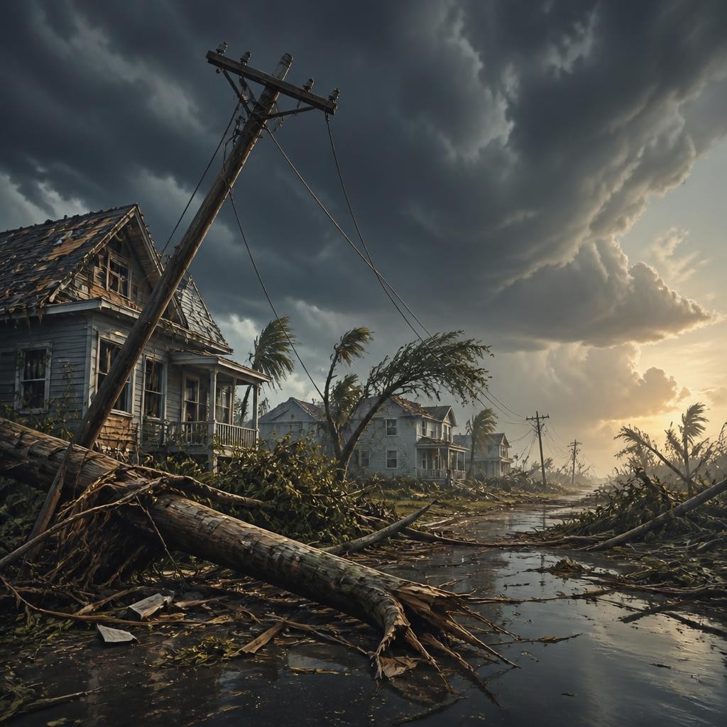 Illustration for the English word “destructive”