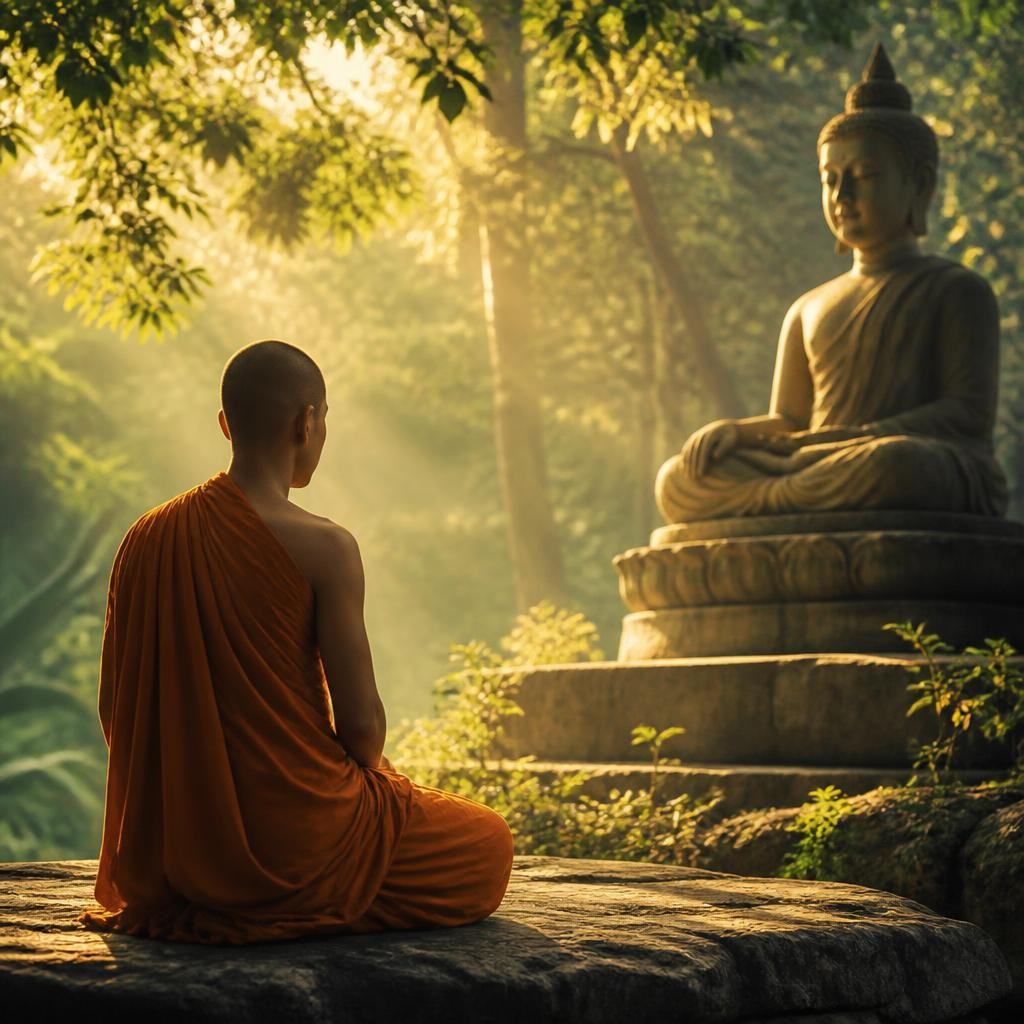 Illustration for the English word “dharma”
