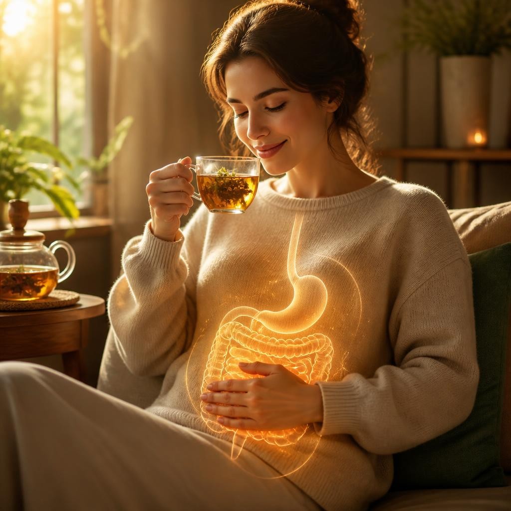 Illustration for the English word “digestive”