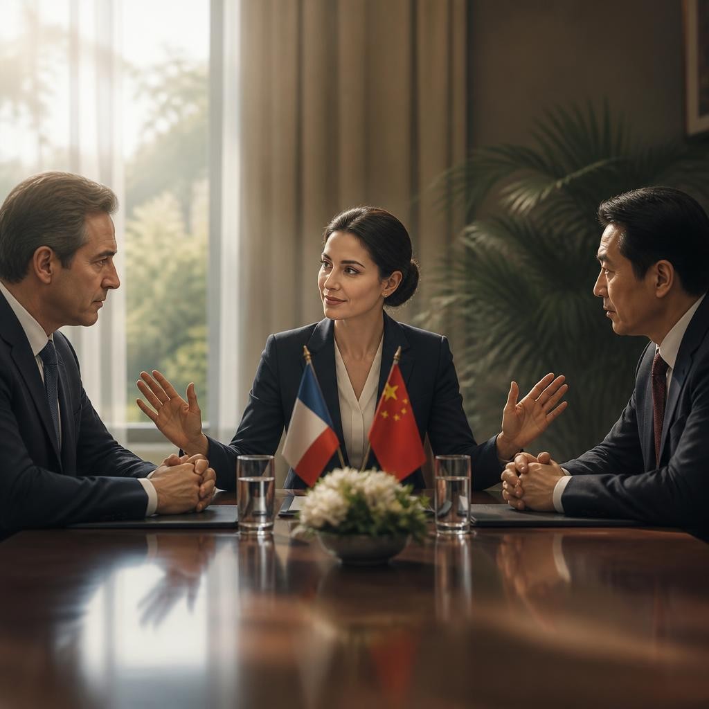Illustration for the English word “diplomatic”