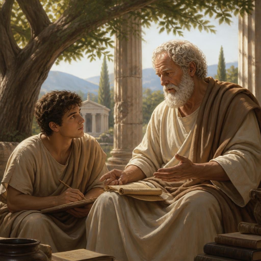 Illustration for the English word “disciple”