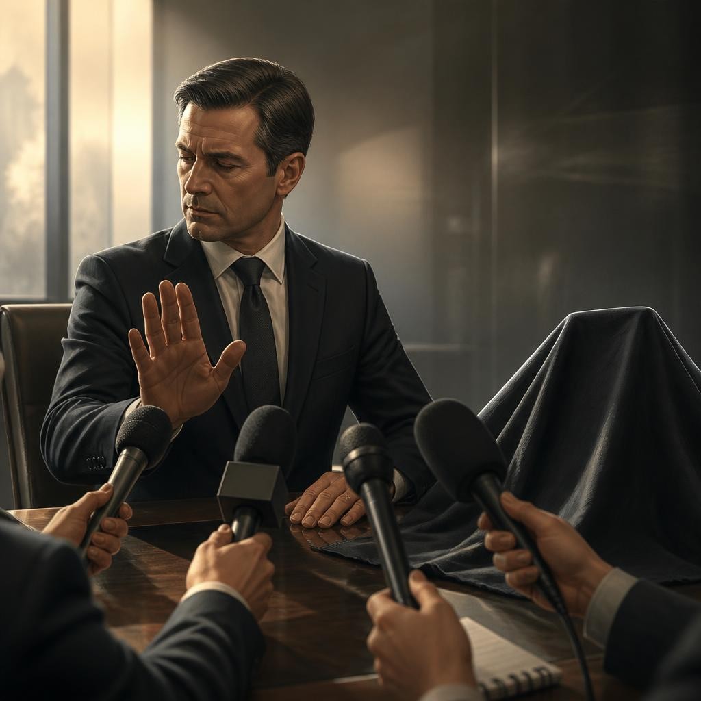 Illustration for the English word “disclose”