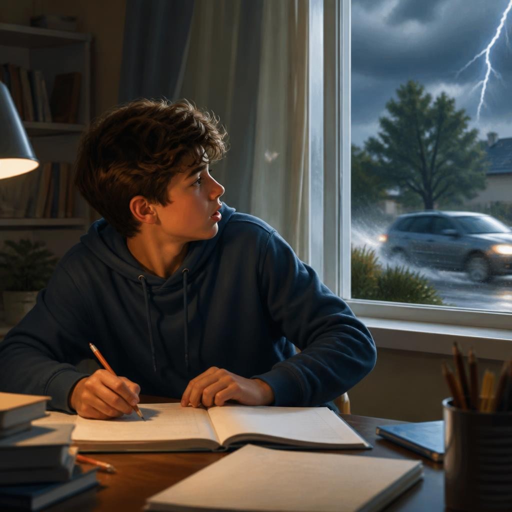 Illustration for the English word “distract”