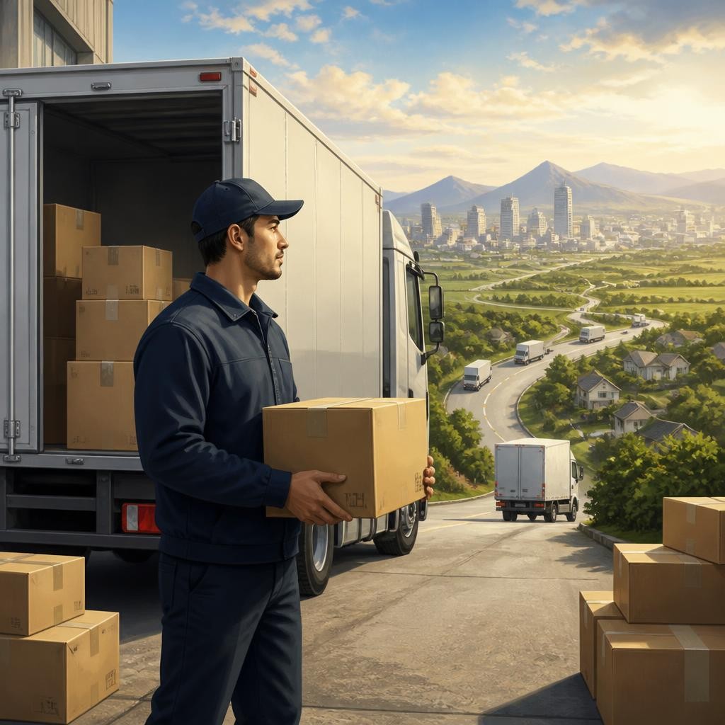 Illustration for the English word “distributor”