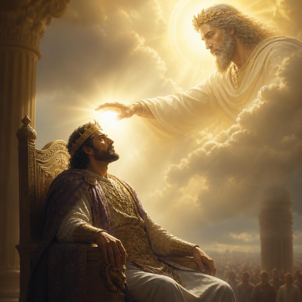 Illustration for the English word “divinity”