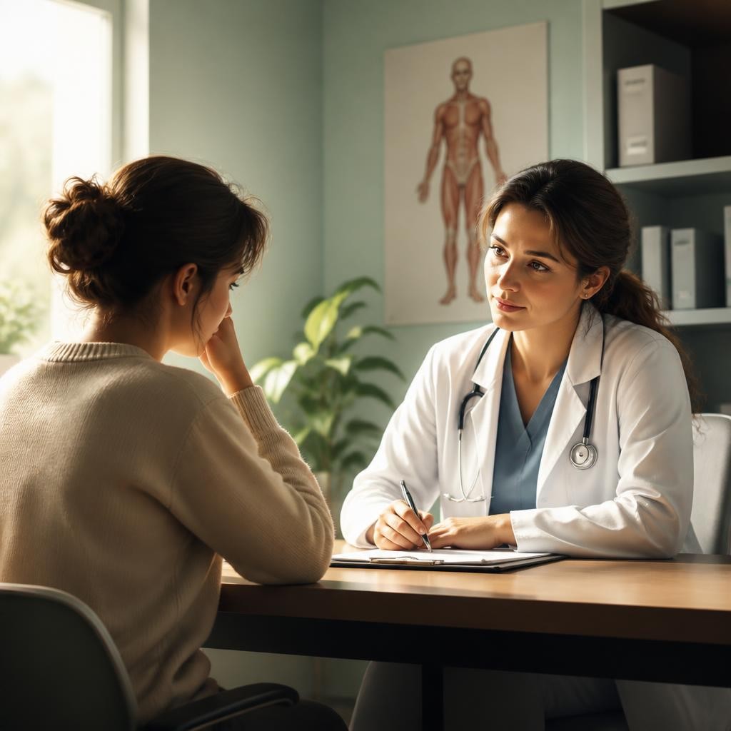 Illustration for the English word “doctor”