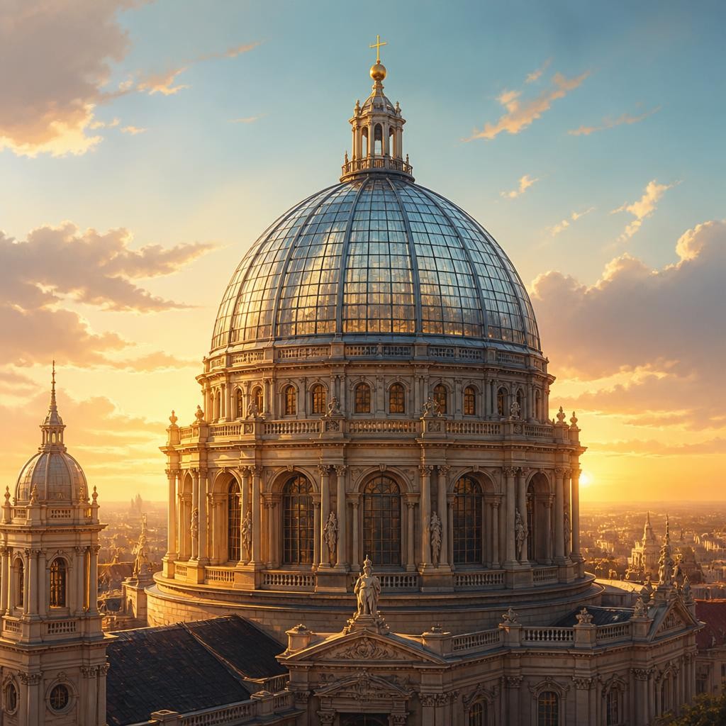 Illustration for the English word “dome”