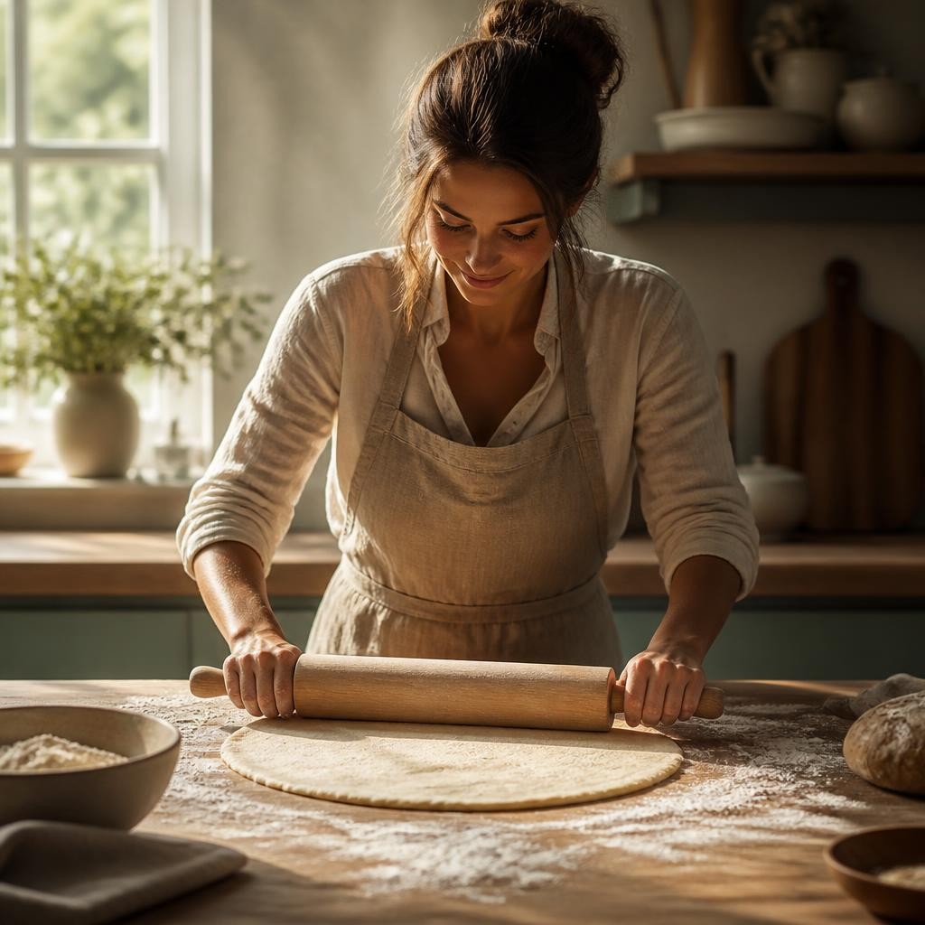 Illustration for the English word “dough”