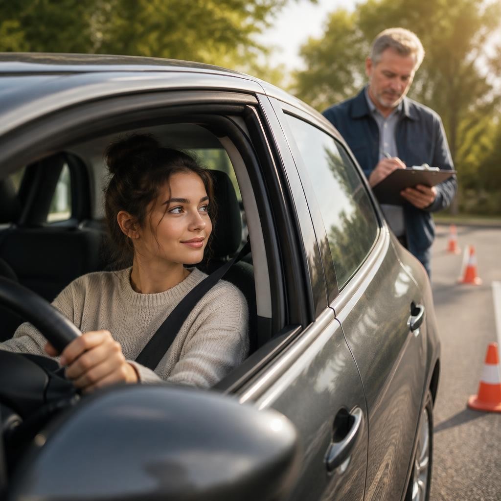 Illustration for the English word “driving”