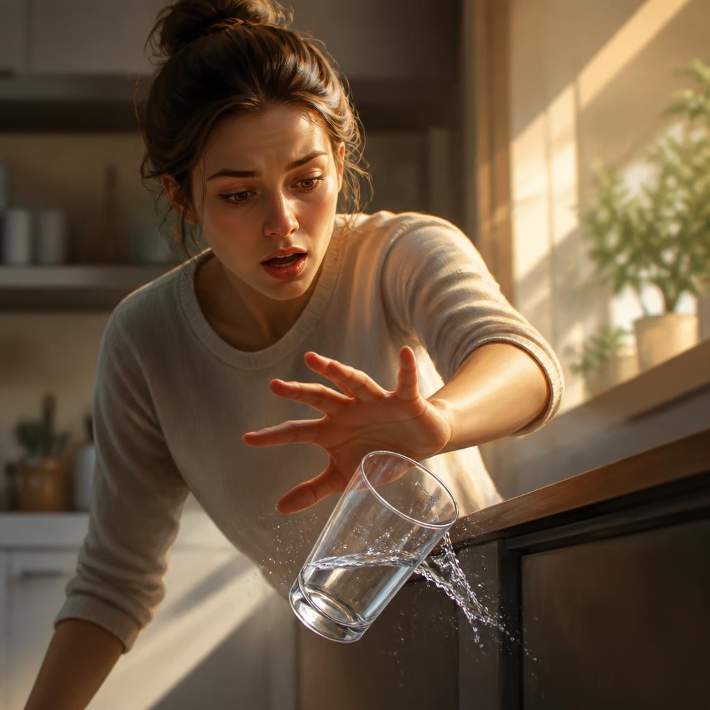 Illustration for the English word “drop”