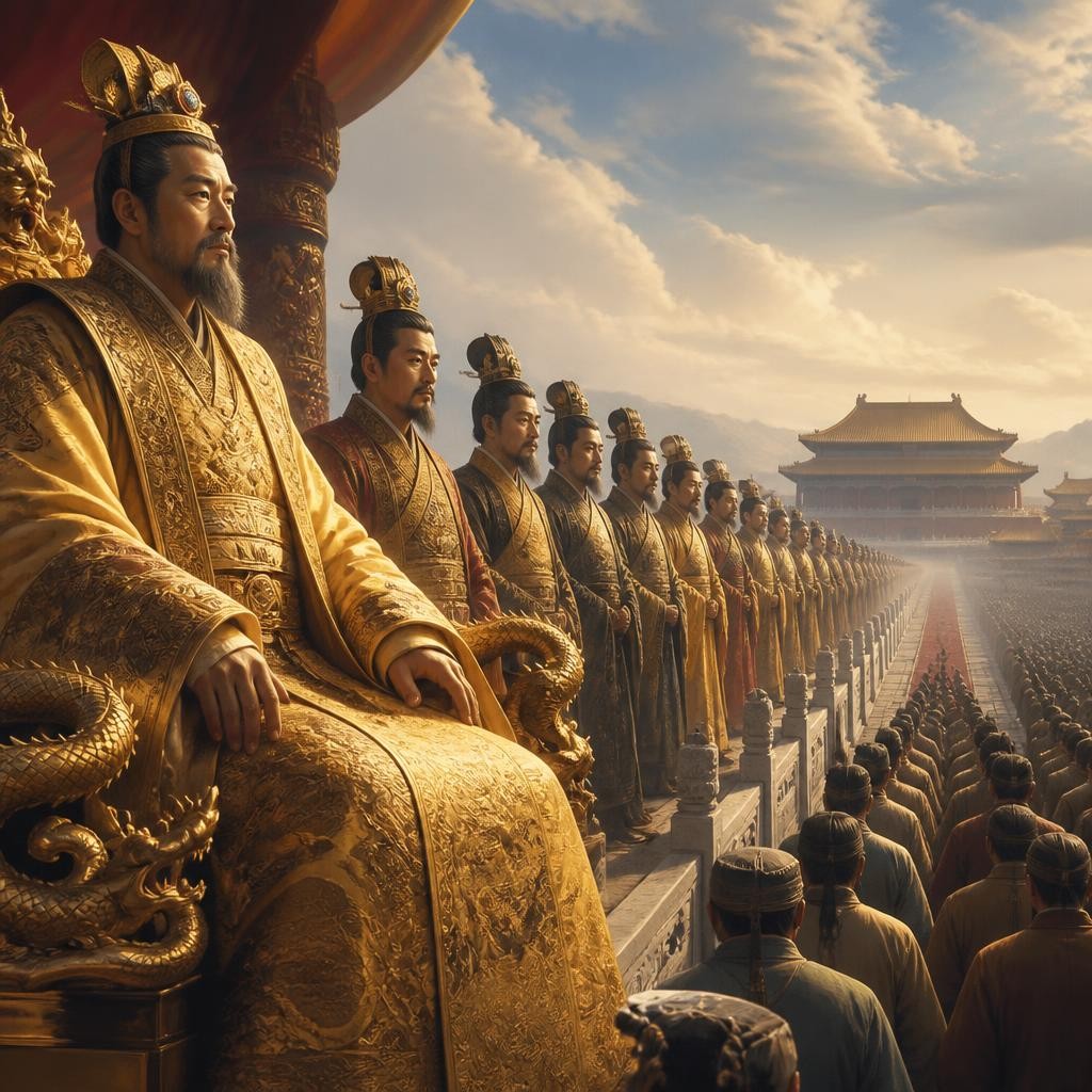 Illustration for the English word “dynasty”
