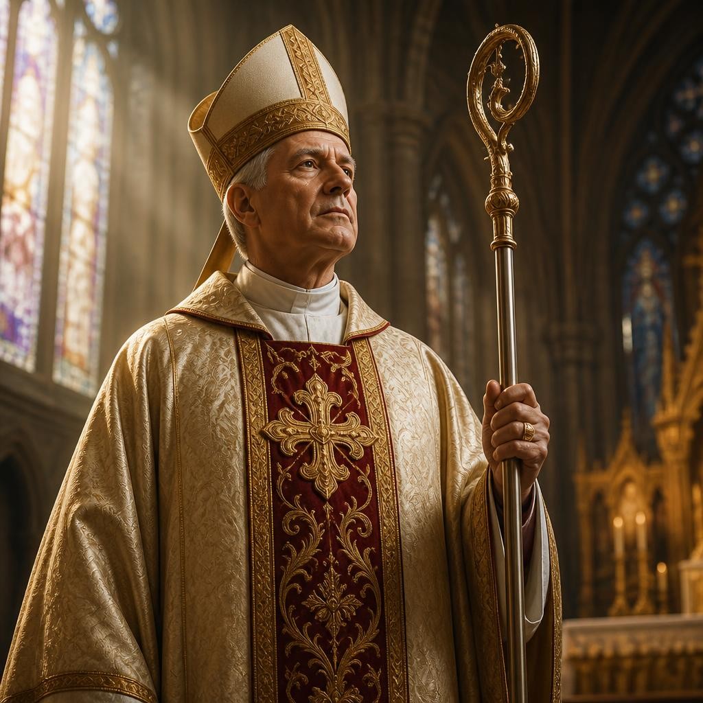 Illustration for the English word “ecclesiastical”