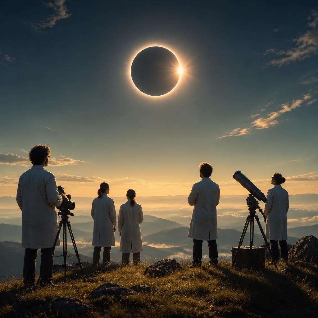 Illustration for the English word “eclipse”