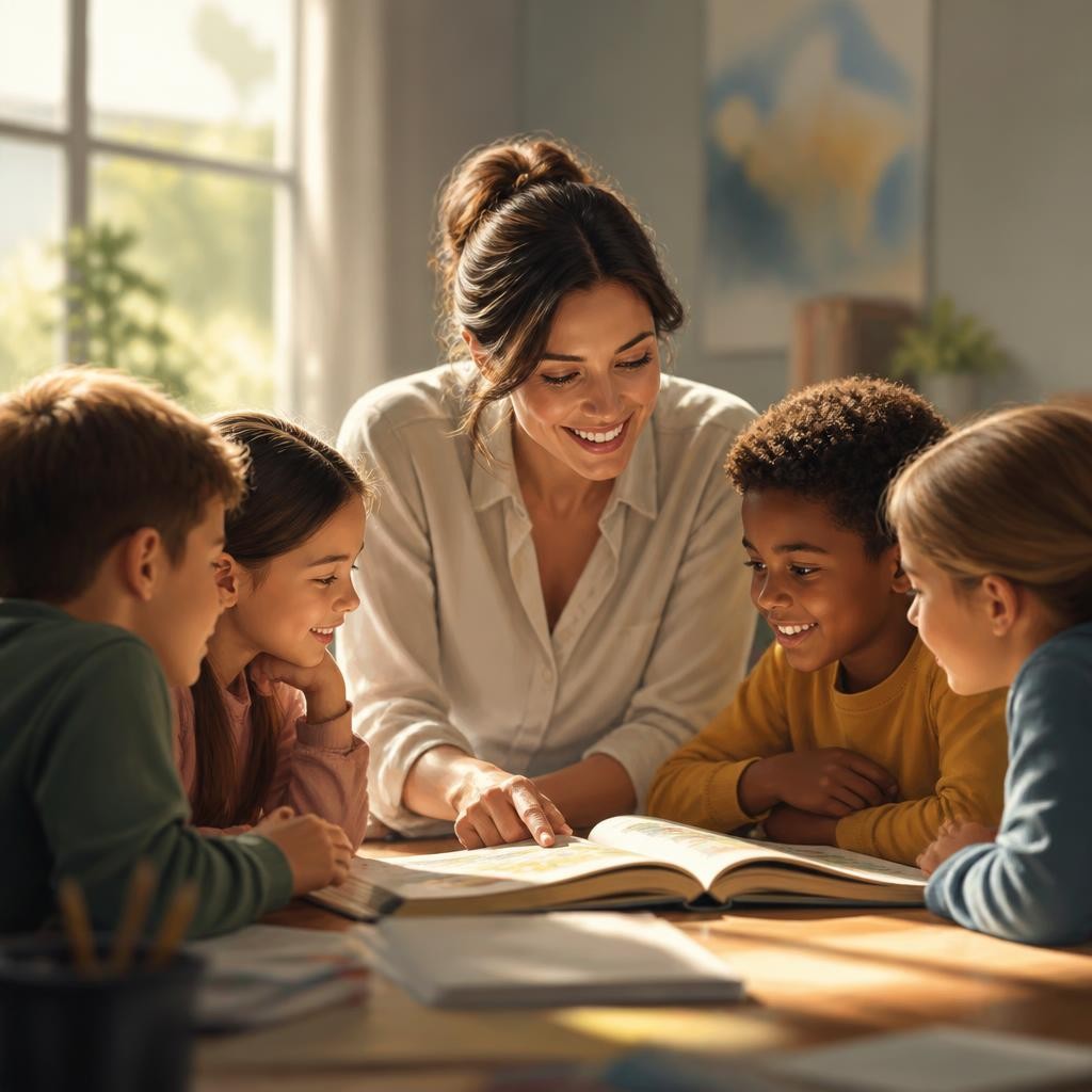 Illustration for the English word “educator”