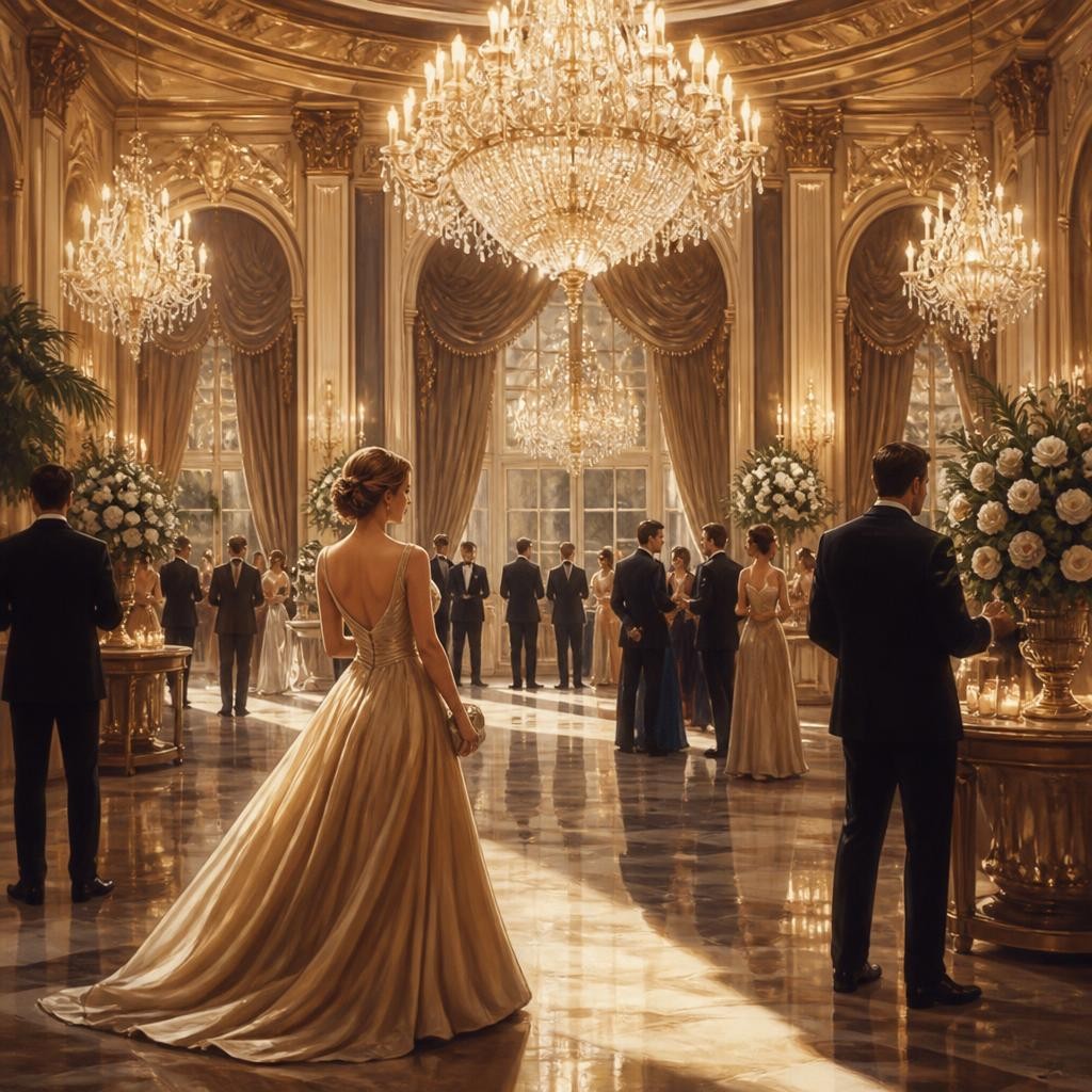 Illustration for the English word “elegance”