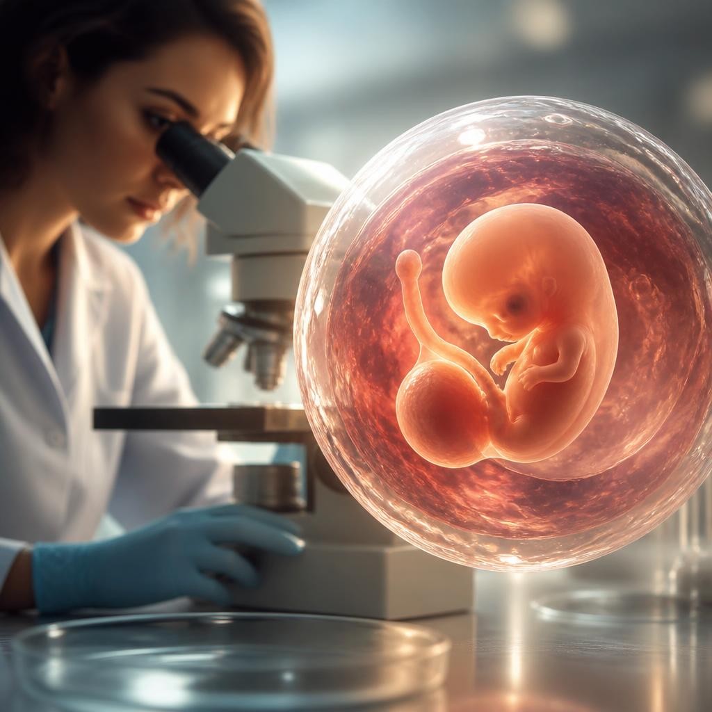 Illustration for the English word “embryo”