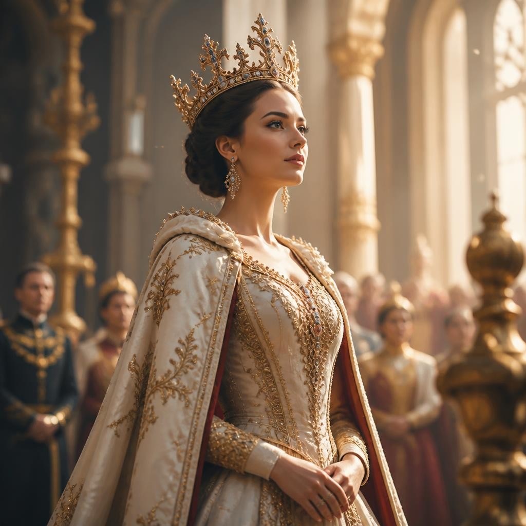 Illustration for the English word “empress”