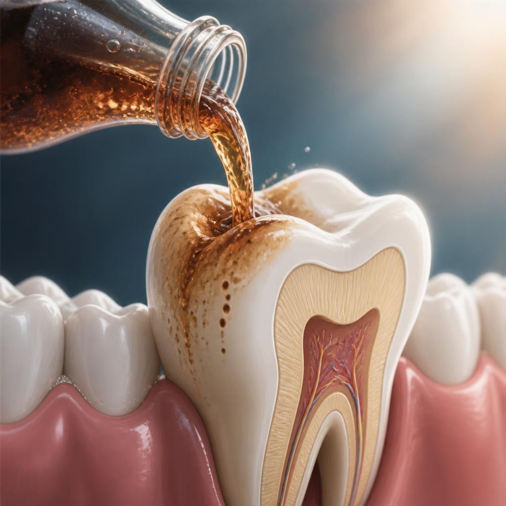 Illustration for the English word “enamel”