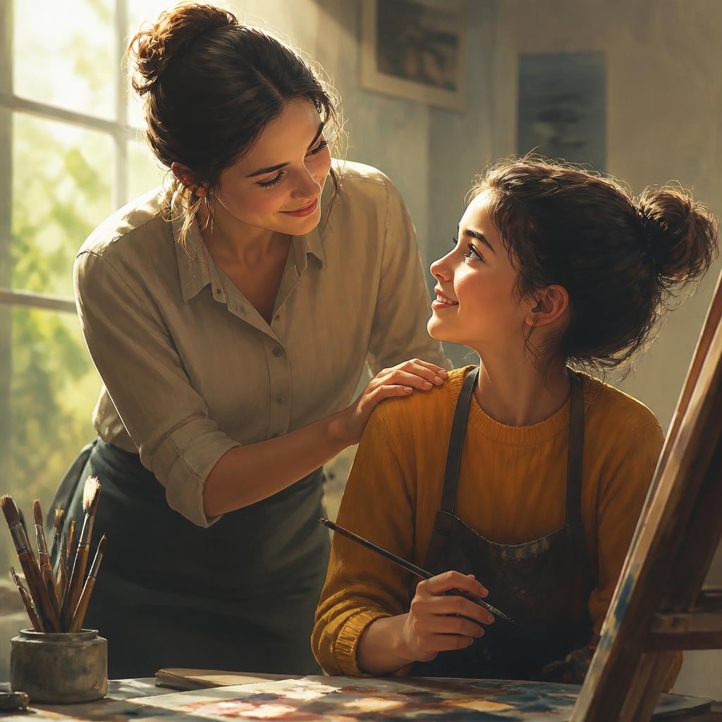 Illustration for the English word “encouragement”