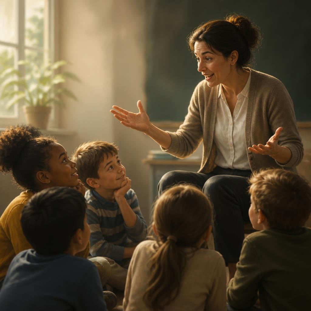 Illustration for the English word “engage”