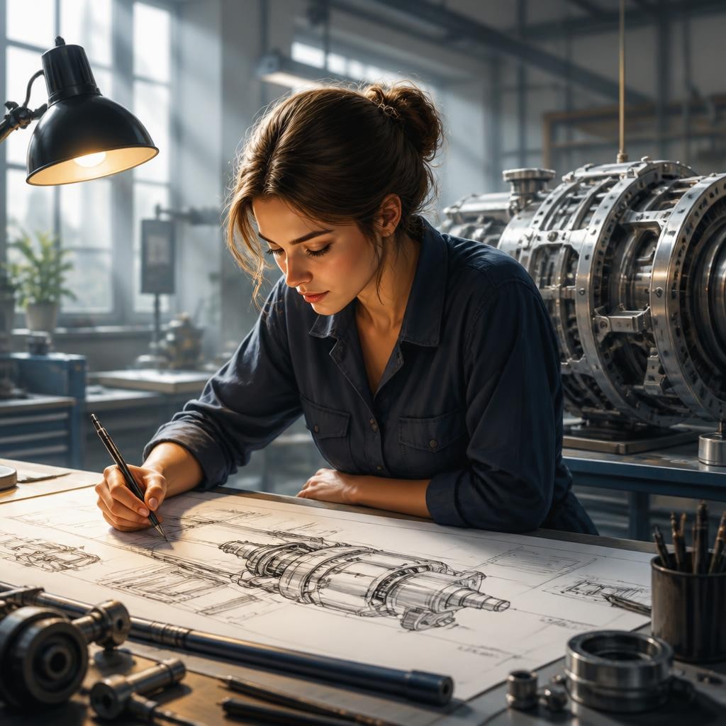 Illustration for the English word “engineering”