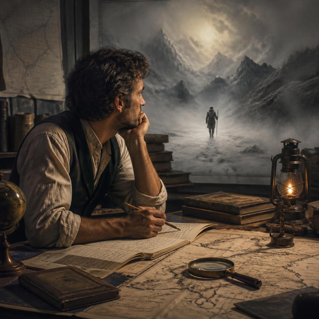 Illustration for the English word “enigma”